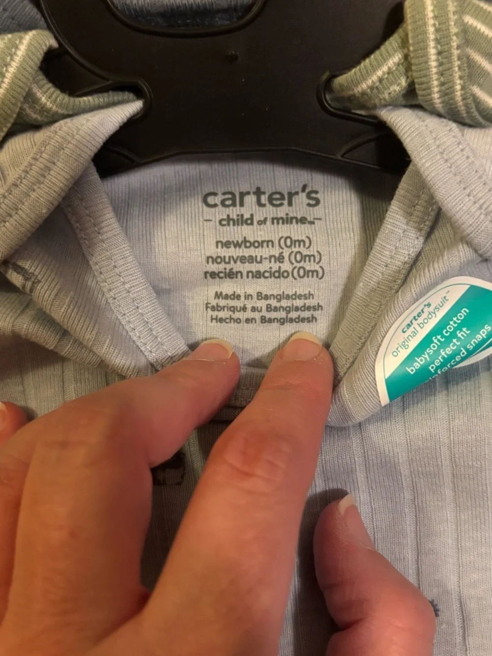NWT *Bundle of 6* Carter's Child of Mine Baby Boy Bodysuits sz NB